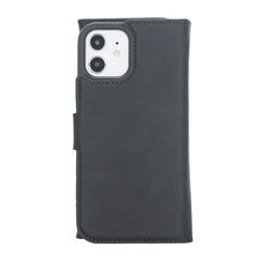iPhone 12 Mini Leather Wallet Case Detachable RFID – Santa