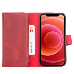 iPhone 12 Pro Leather Wallet Case Detachable RFID – Santa