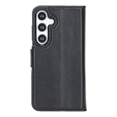 Samsung Galaxy S25 Leather Wallet Case Detachable RFID – Magic