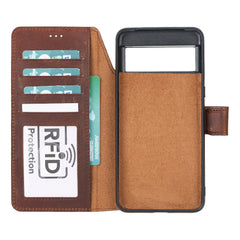 Magic Google Pixel 8 Detachable Leather Wallet Case
