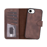 iPhone 16E Leather Wallet Case Detachable RFID – Magic Series