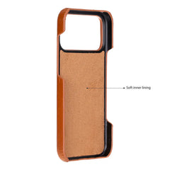 iPhone 17 Pro Max Full-Grain Leather Slim Case MagSafe – Ultimate Jacket Series