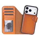 iPhone 17 Pro Leather Wallet Case Detachable RFID MagSafe – Magic Series