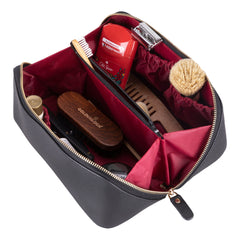 Ella Leather Makeup Bag