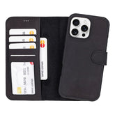iPhone 16 Pro Leather Wallet Case Detachable RFID MagSafe – Liluri Series