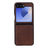Samsung Galaxy Z Flip 6 Genuine Leather Slim Case – Flex Cover