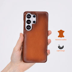 Samsung Galaxy S26 Ultra Full-Grain Leather Slim Case MagSafe – Ultimate Jacket