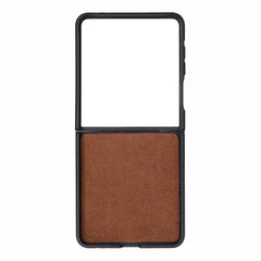 Samsung Galaxy Z Flip 7 Genuine Leather Slim Case – Flex Cover