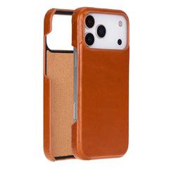 iPhone 17 Pro Max Full-Grain Leather Slim Case MagSafe – Ultimate Jacket Series