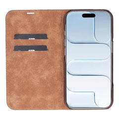 iPhone 17 Genuine Leather Folio Case – Sonat Series