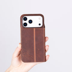 Sonat Leather iPhone 17 Pro Folio Case