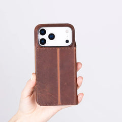iPhone 17 Pro Genuine Leather Folio Case – Sonat Series