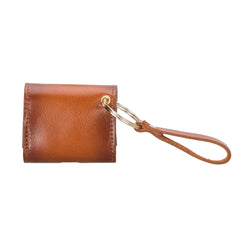 Mai Snap AirPods 3 and AirPods 4 Leather Case with Hook