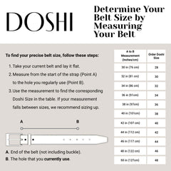 Classic Brushed Vegan Belt: Sizes: 46-60