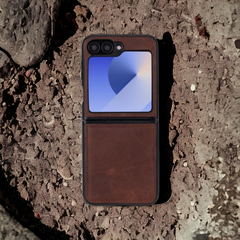 Flex Cover Samsung Z Flip 6 Leather Case