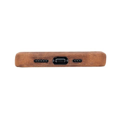 iPhone 15 Pro Genuine Leather Slim Case MagSafe – Rock Cover Series