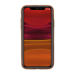 iPhone 11 Genuine Leather Slim Case – Rock Cover
