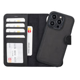 iPhone 14 Pro Leather Wallet Case Detachable RFID – Liluri