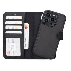 iPhone 14 Pro Leather Wallet Case Detachable RFID – Liluri