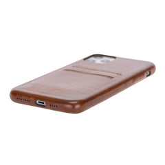 Apple iPhone 11 Series Ultra Cover Card Holder / UC iPhone 11 Pro Max 6.5" / Tan