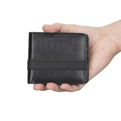 Lio Leather Man Wallet Black Bouletta
