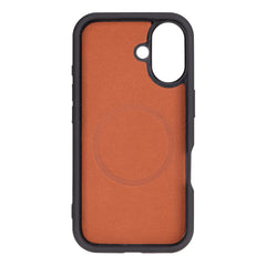 iPhone 16 Plus Genuine Leather Slim Case MagSafe – Flex Cover Series