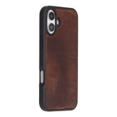 iPhone 16 Plus Genuine Leather Slim Case MagSafe – Flex Cover Series