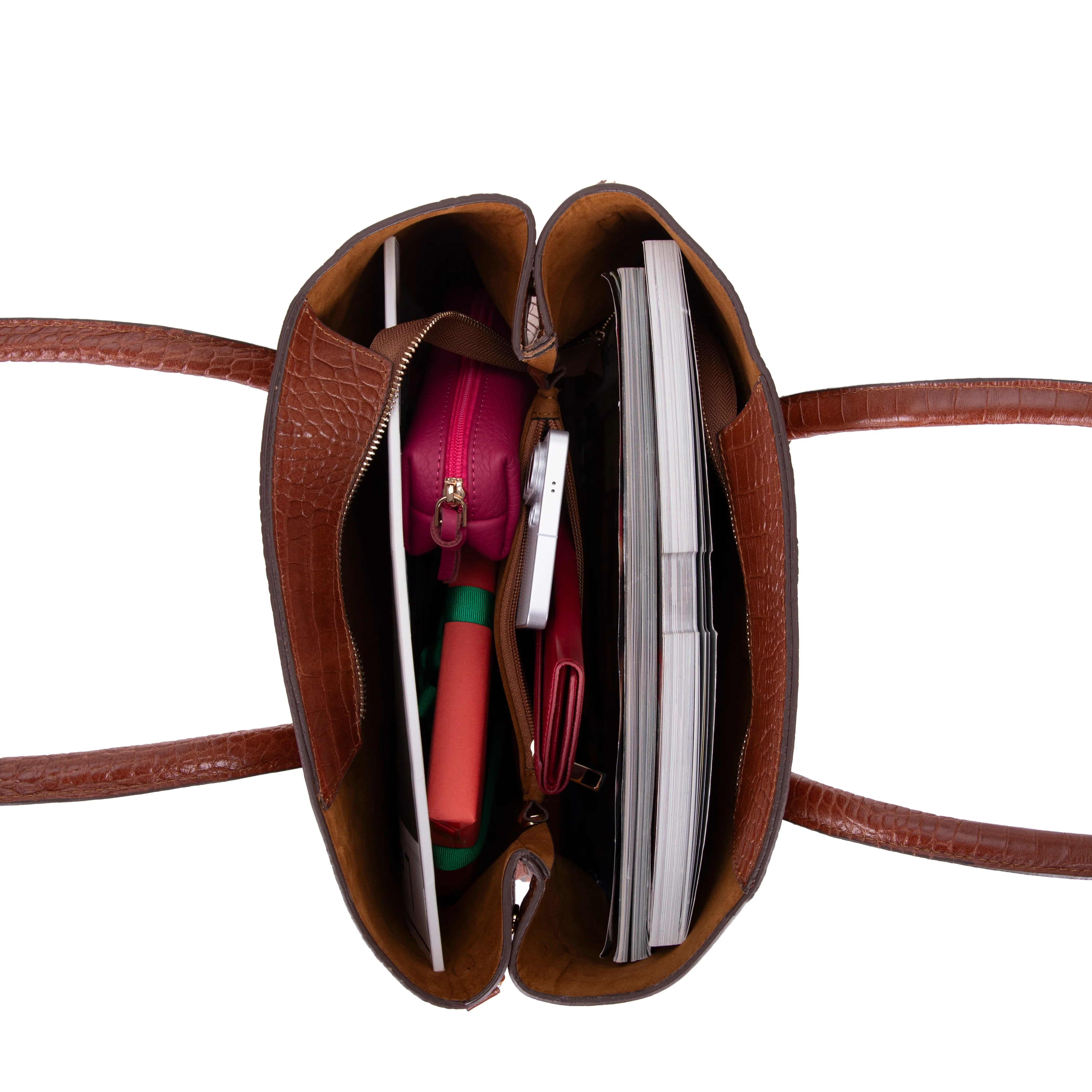 Carrera Novelya Women’s Leather Bag – Full-Grain Calf Leather Top Handle Bag for Elevated Everyday Carry | Minimal & Handcrafted