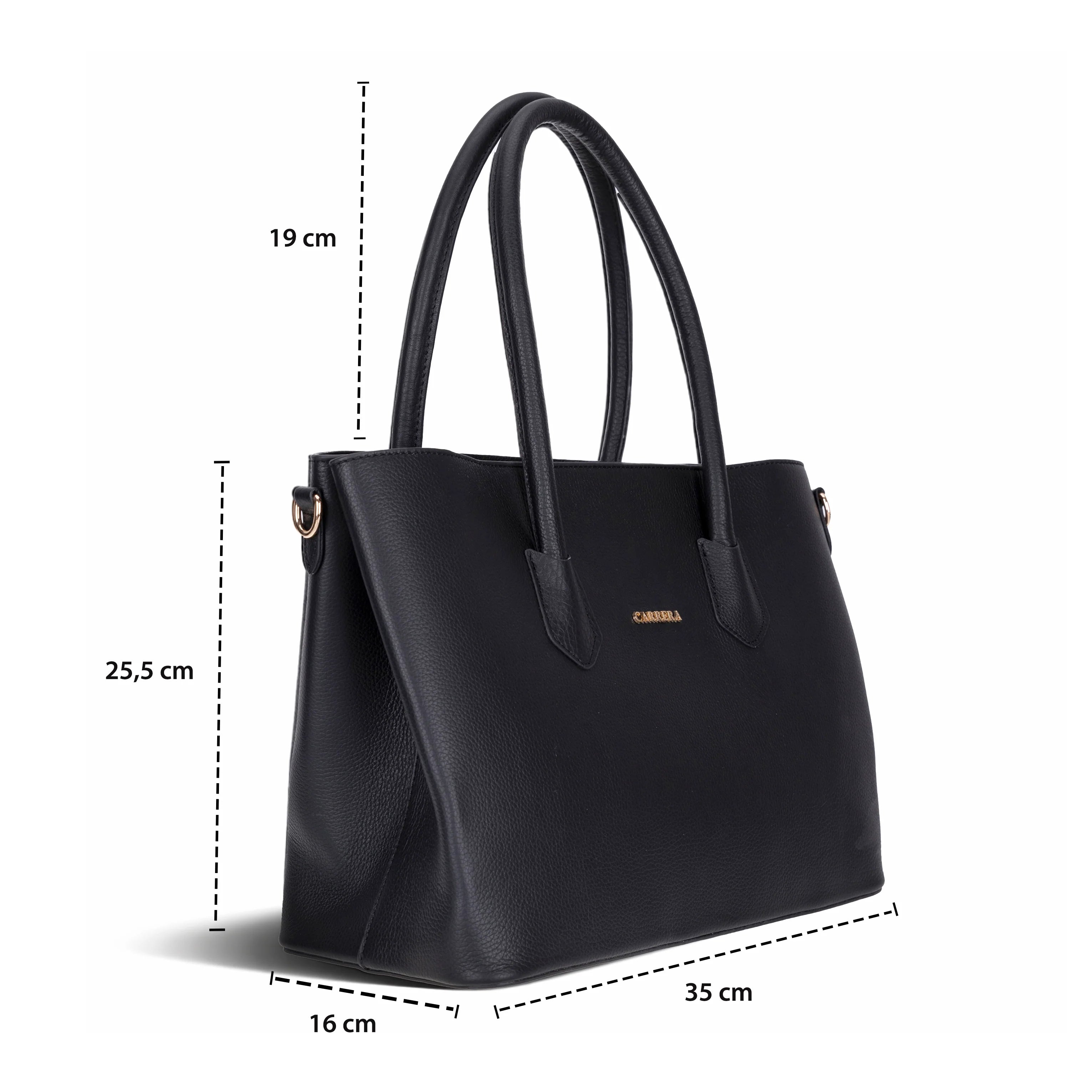 Carrera Novelya Women’s Leather Bag – Full-Grain Calf Leather Top Handle Bag for Elevated Everyday Carry | Minimal & Handcrafted