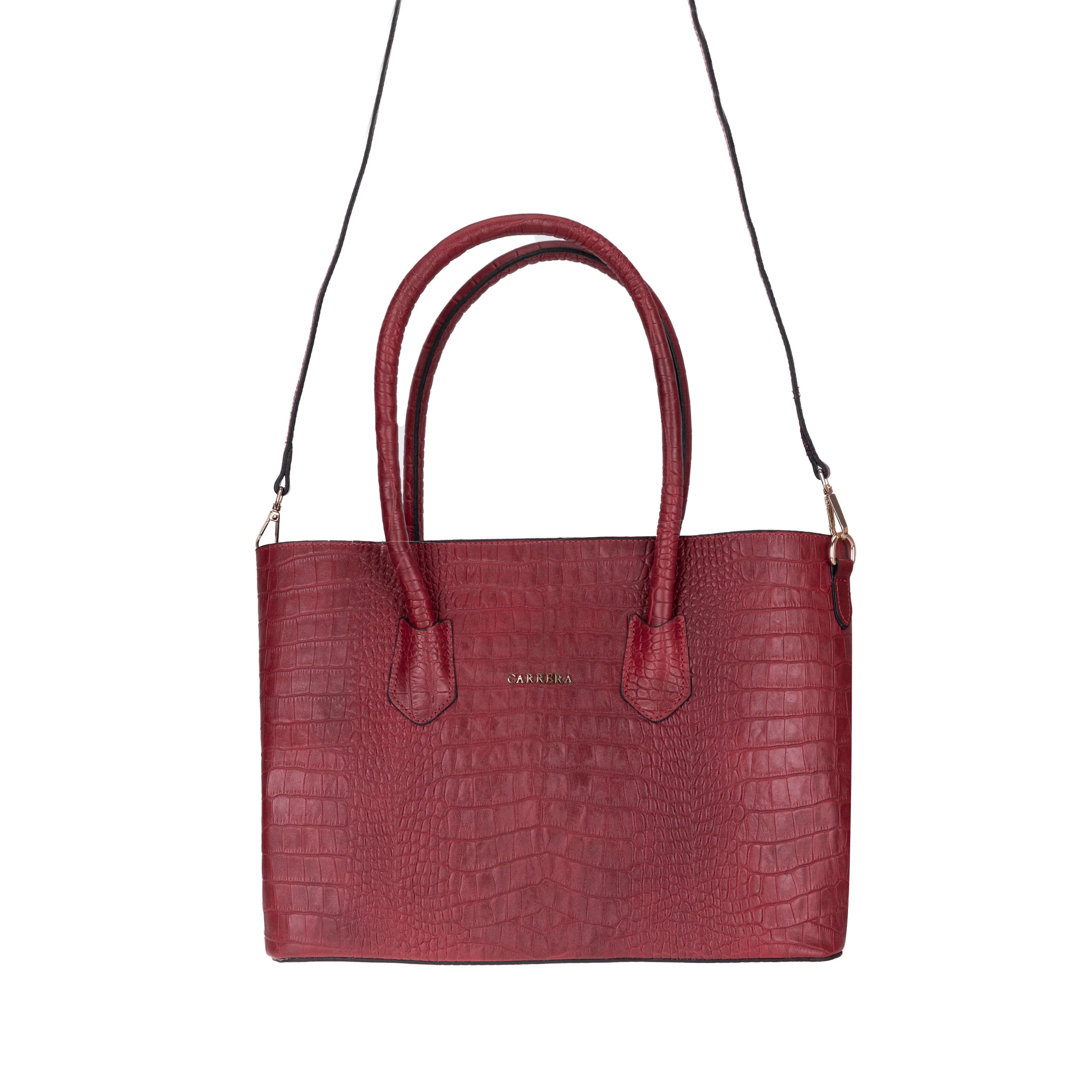 Carrera Novelya Women’s Leather Bag – Full-Grain Calf Leather Top Handle Bag for Elevated Everyday Carry | Minimal & Handcrafted