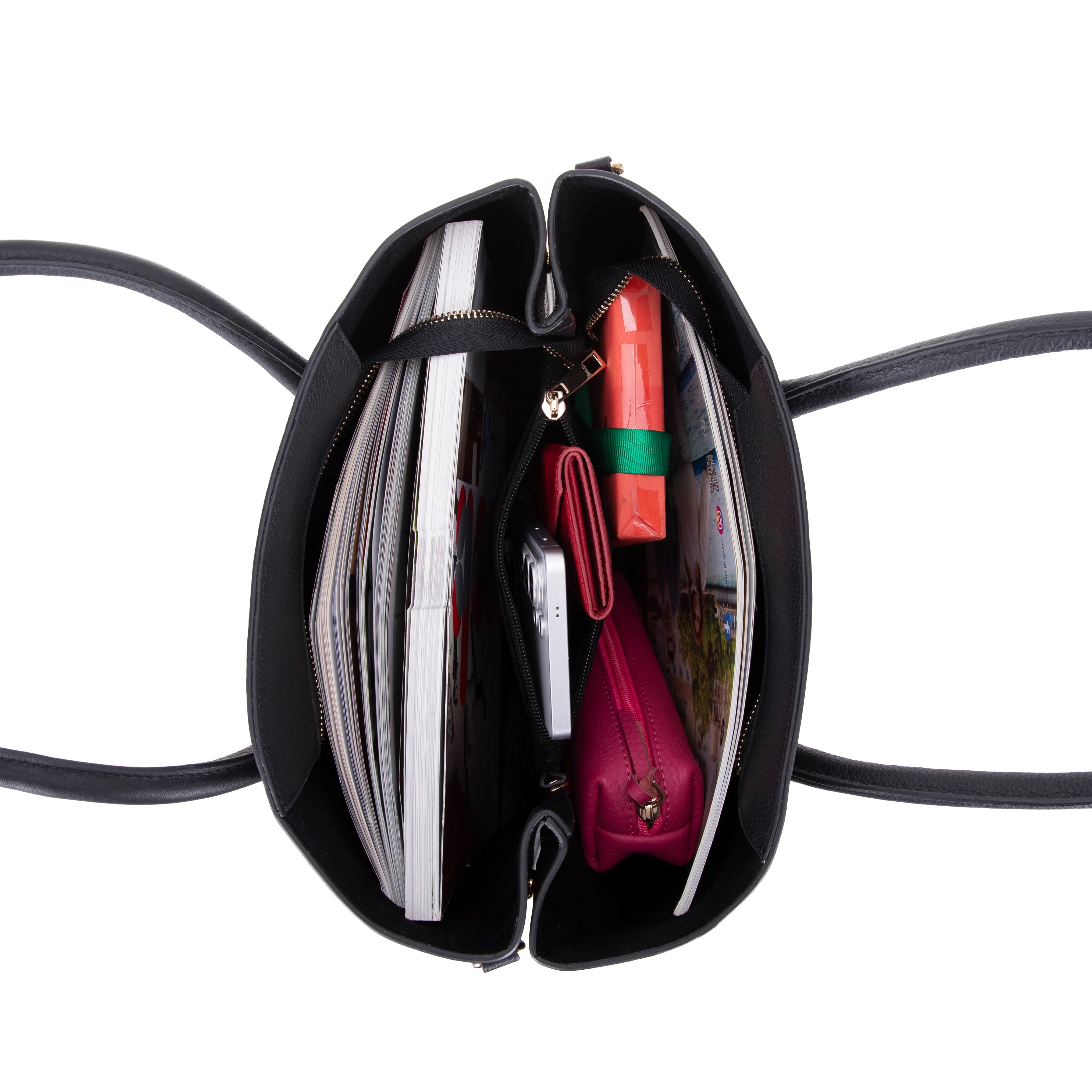 Carrera Novelya Women’s Leather Bag – Full-Grain Calf Leather Top Handle Bag for Elevated Everyday Carry | Minimal & Handcrafted