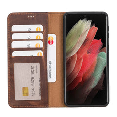 Samsung Galaxy S21 Plus Leather Wallet Case Detachable RFID – Liluri