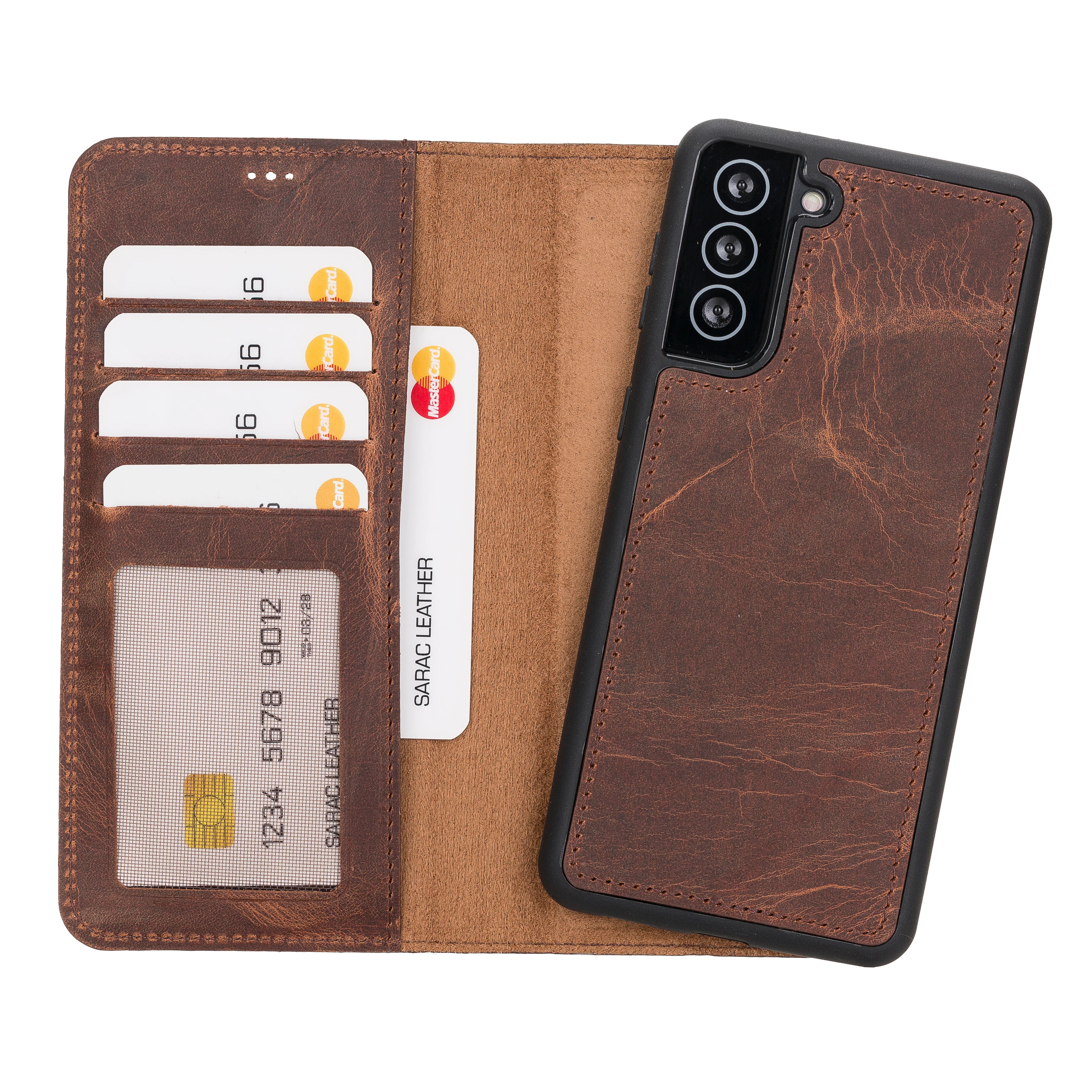 Samsung Galaxy S21 Plus Leather Wallet Case Detachable RFID – Liluri