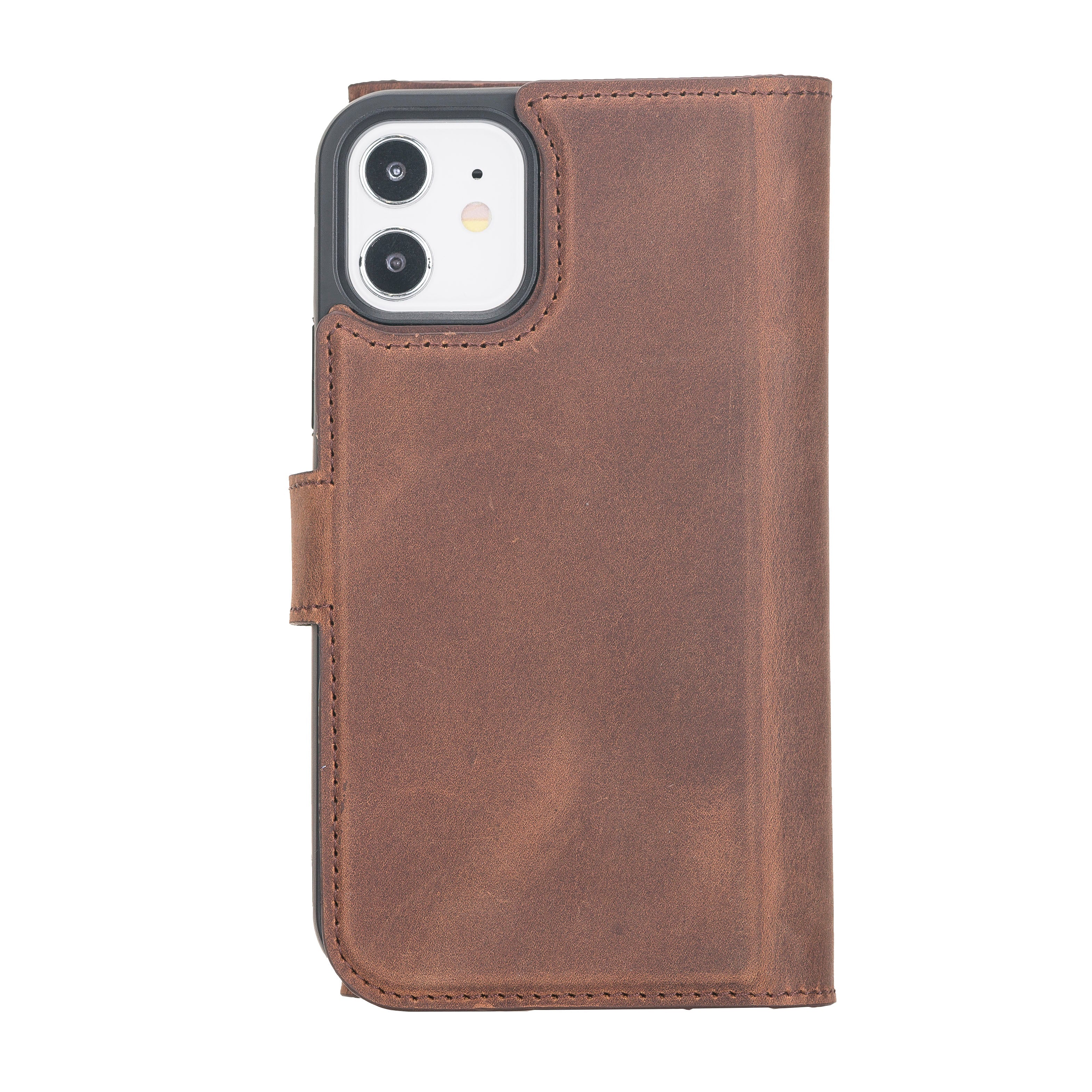 iPhone 12 Mini Leather Wallet Case Detachable RFID – Santa