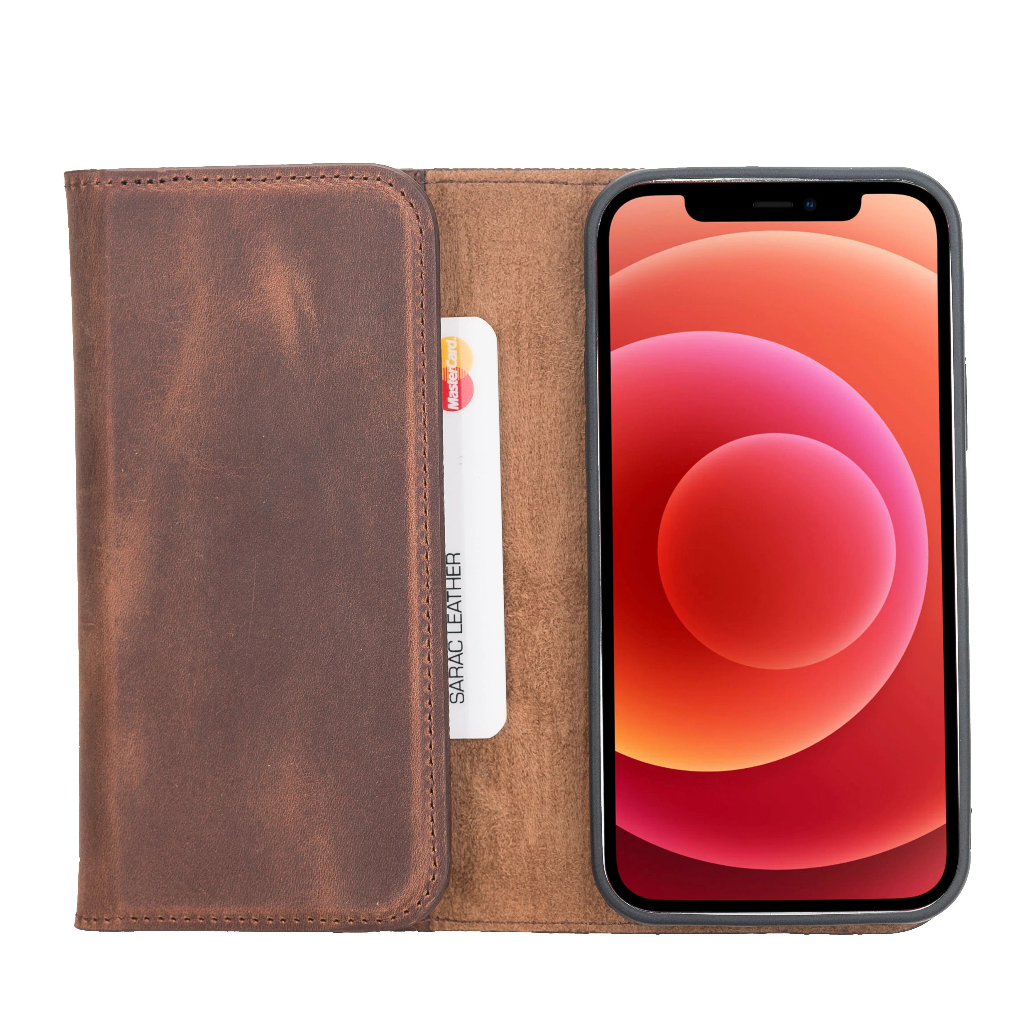 iPhone 12 Pro Leather Wallet Case Detachable RFID – Santa