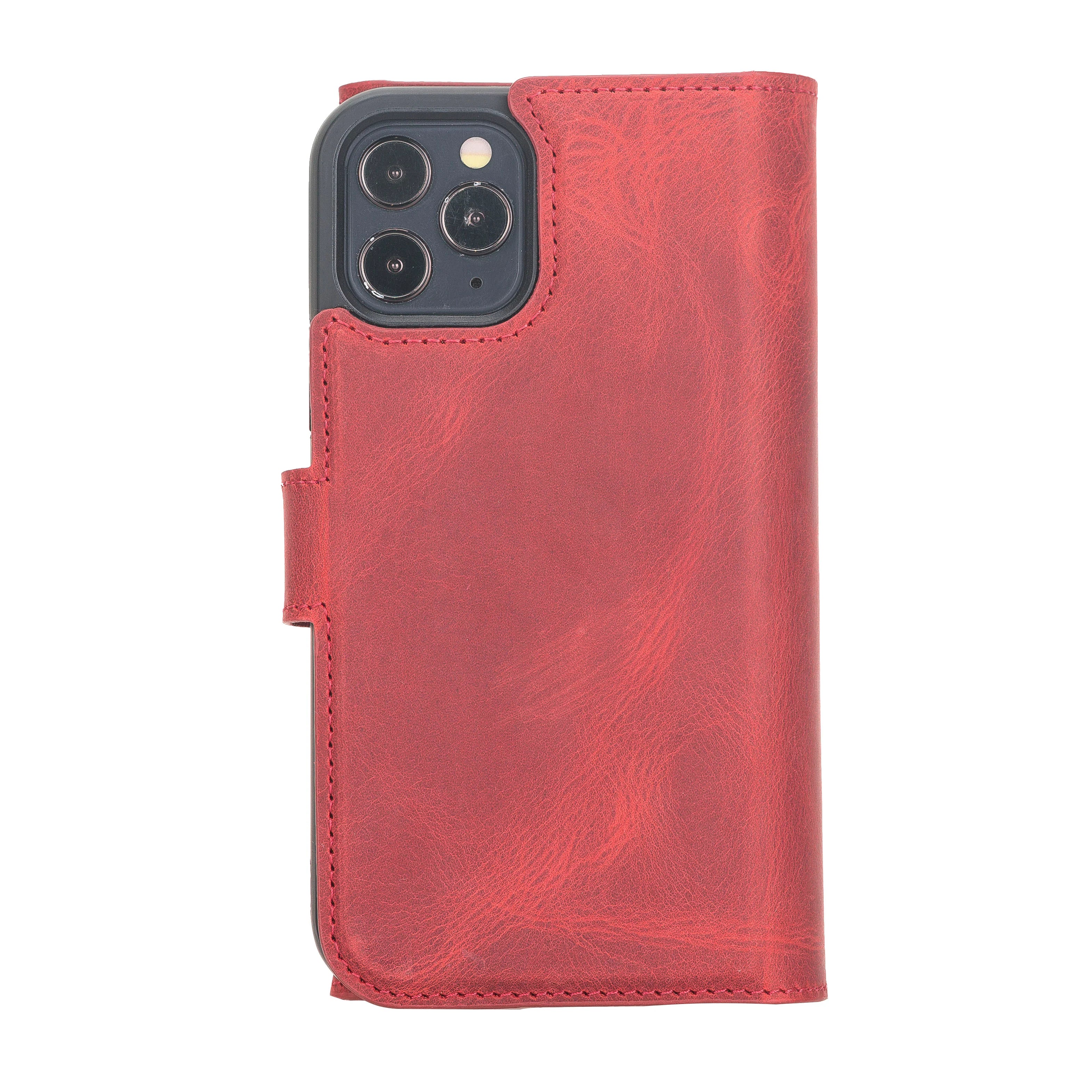 iPhone 12 Pro Leather Wallet Case Detachable RFID – Santa