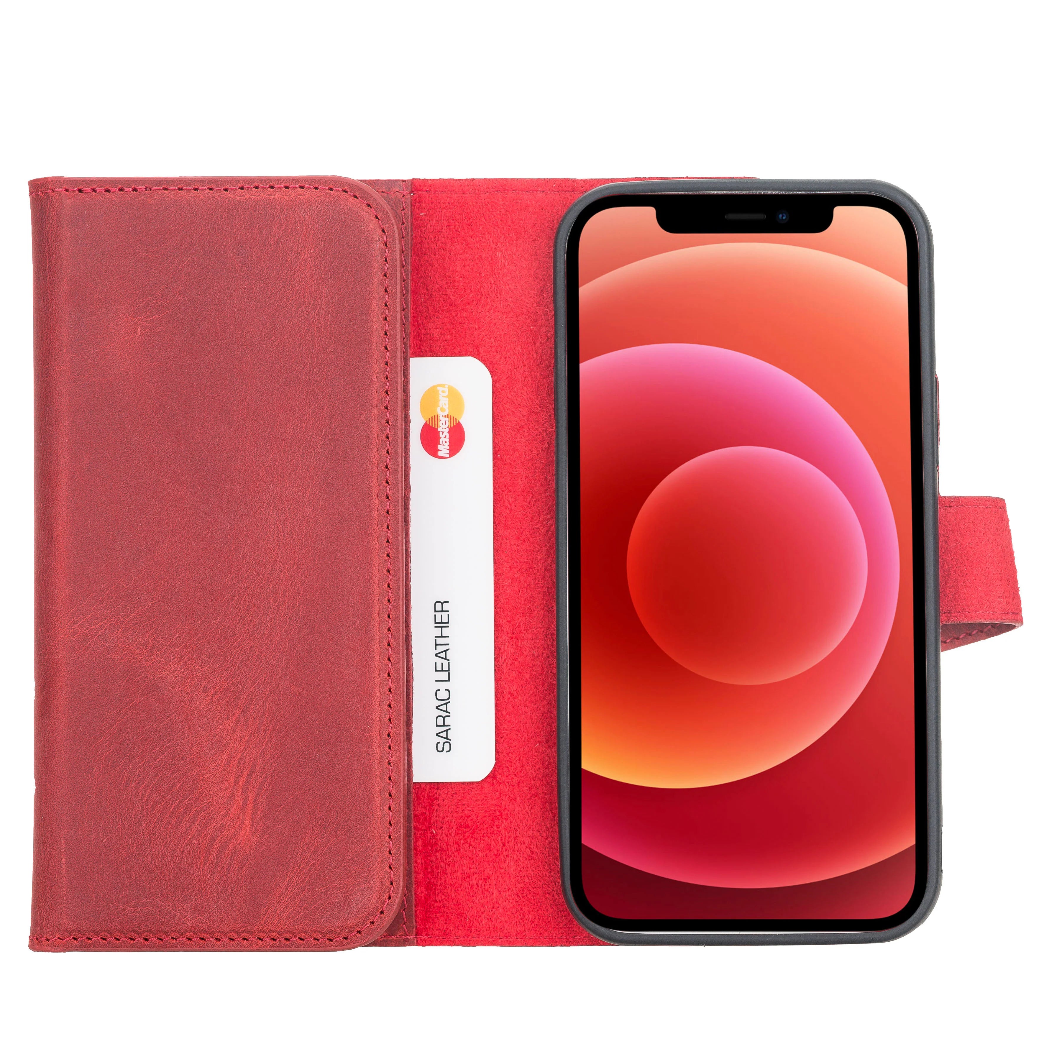 iPhone 12 Pro Leather Wallet Case Detachable RFID – Santa