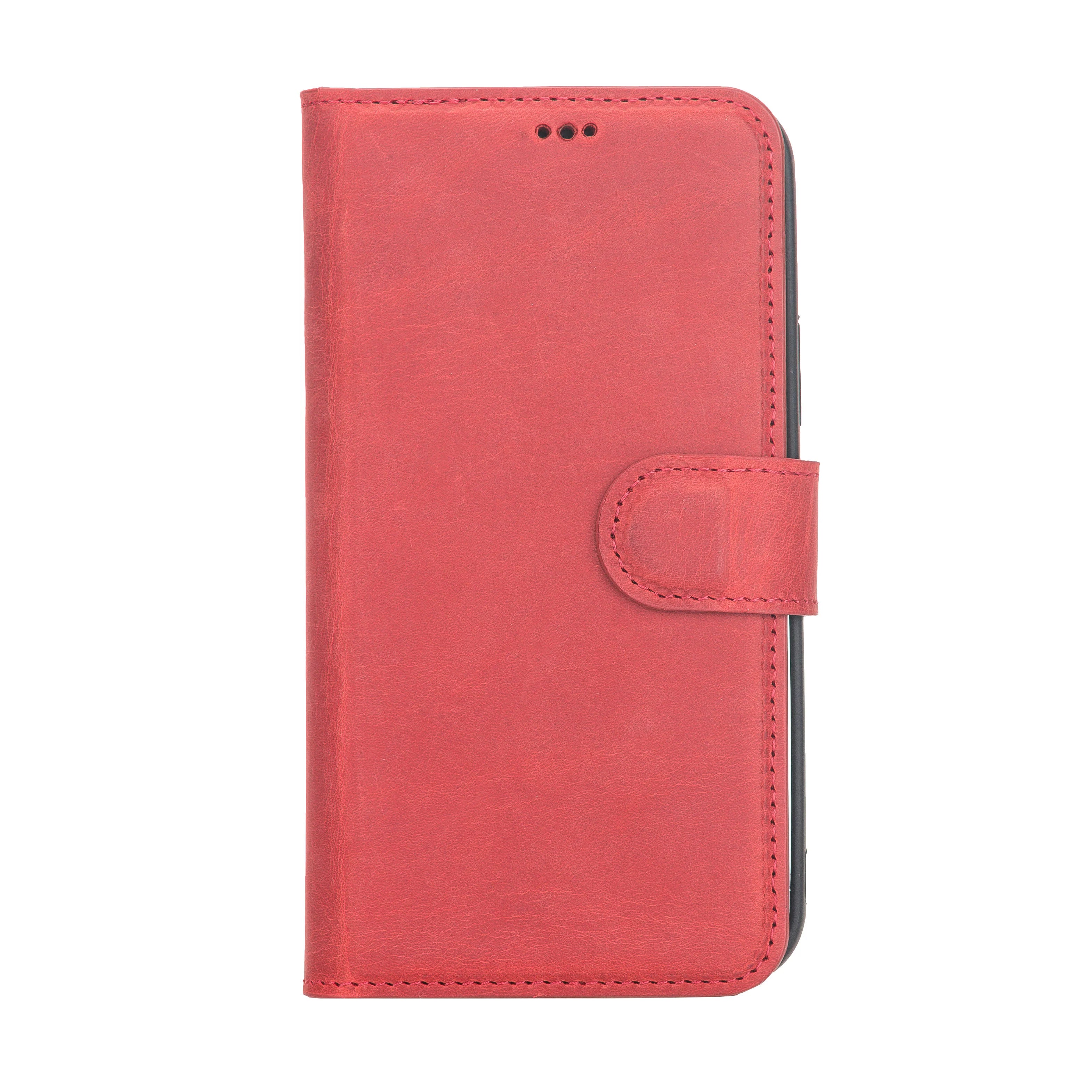 iPhone 12 Mini Leather Wallet Case Detachable RFID – Santa