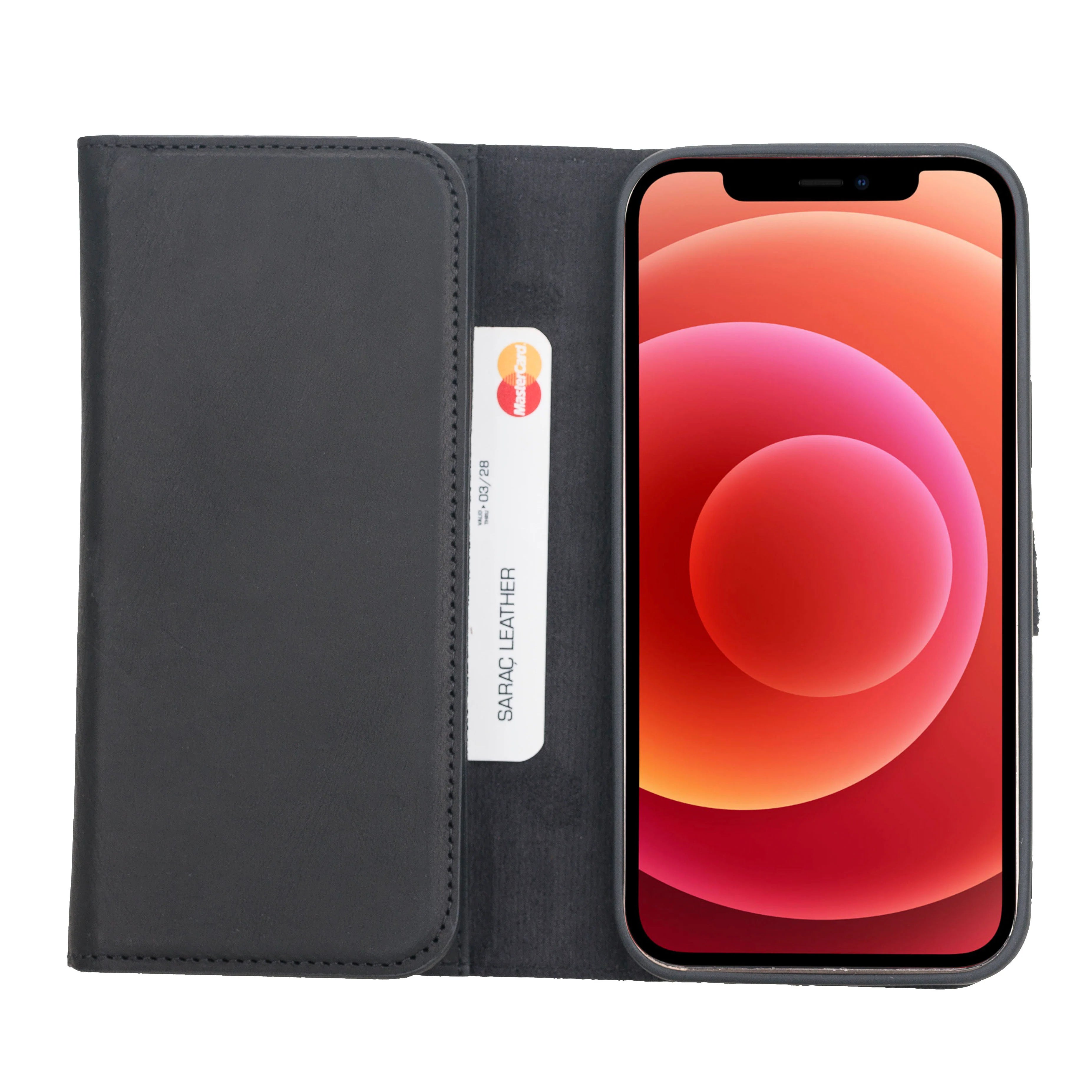 iPhone 12 Pro Max Leather Wallet Case Detachable RFID – Santa