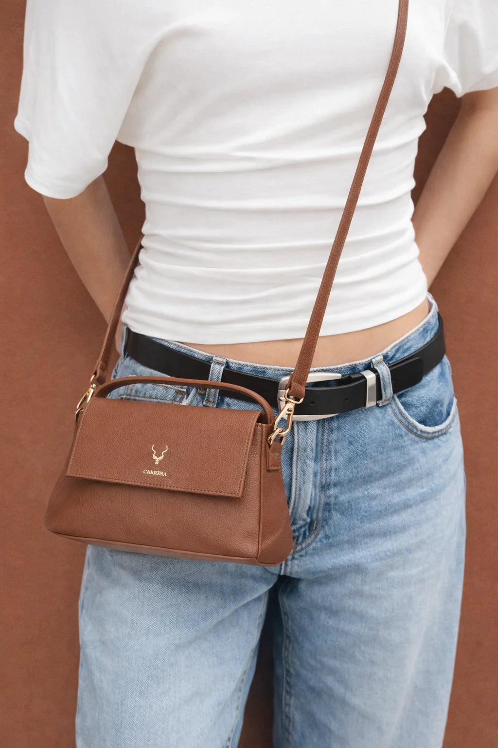 Carrera Arvelia Women’s Leather Bag – Floater Leather Shoulder & Top Handle Bag for Everyday Elegance | Minimal & Handcrafted