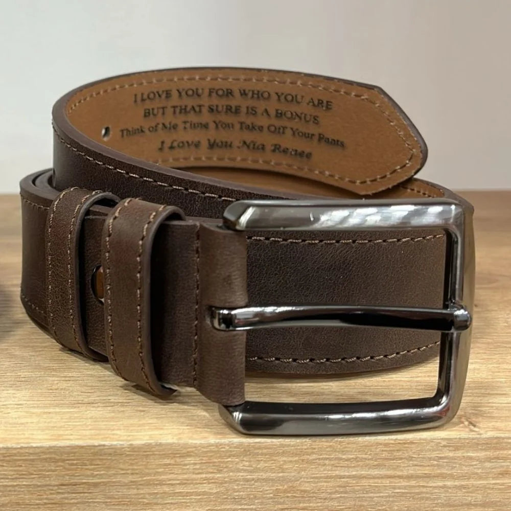 Urban Classic Leather Men's Belt - Brown