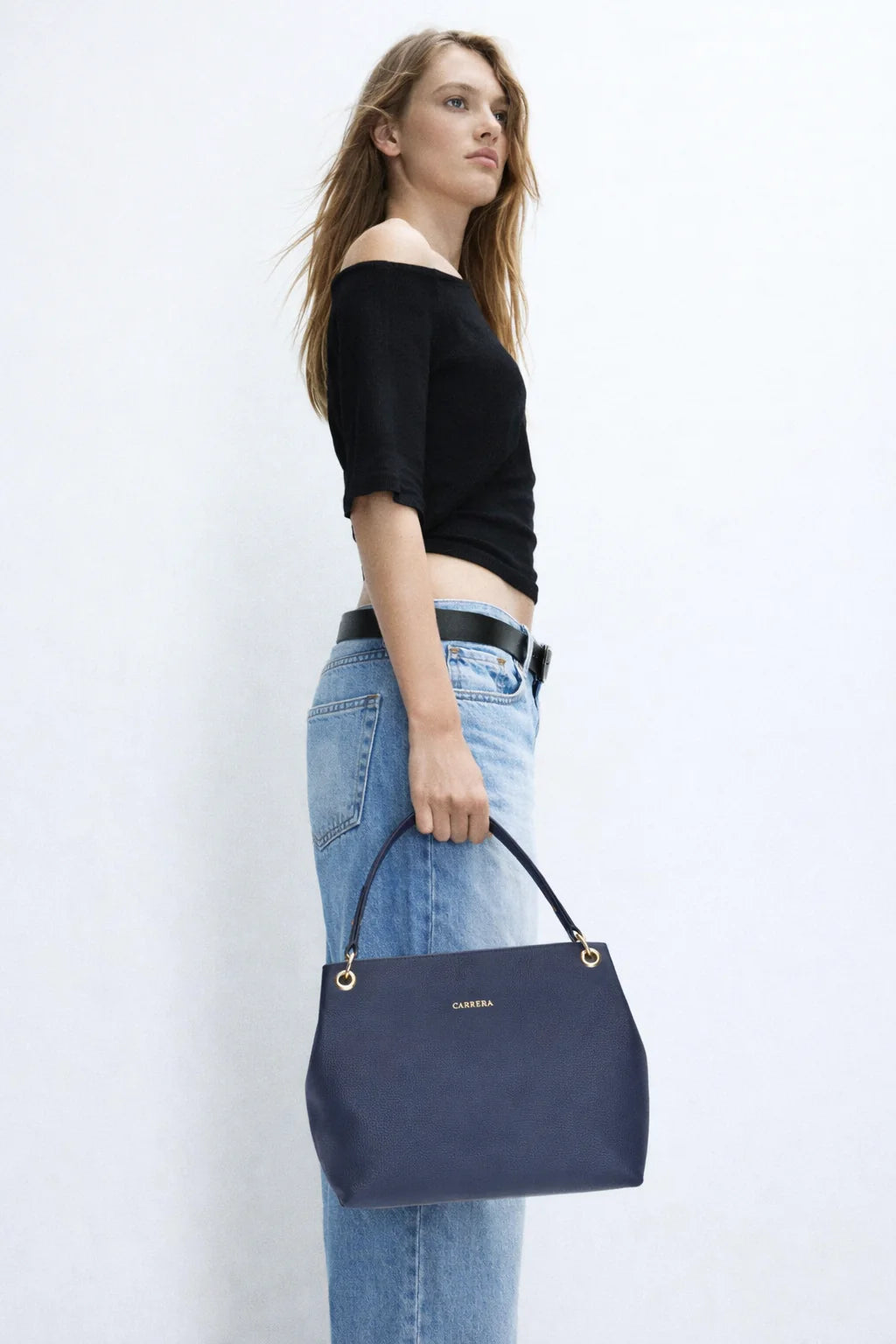 Carrera Calivra Women's Leather Bag – Floater Leather Shoulder Bag for Everyday Elegance | Minimal & Handcrafted