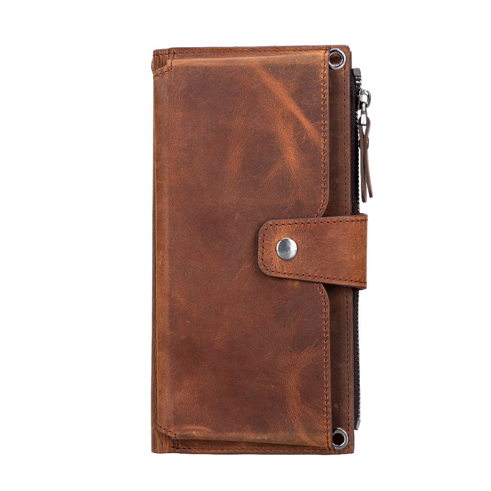 Lozan Strap Leather Crossbody Wallet