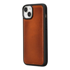 iPhone 15 Plus Genuine Leather Slim Case MagSafe – Flex Cover Series