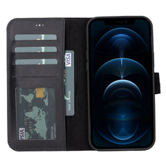 iPhone 13 Pro Leather Wallet Case Detachable RFID – Liluri