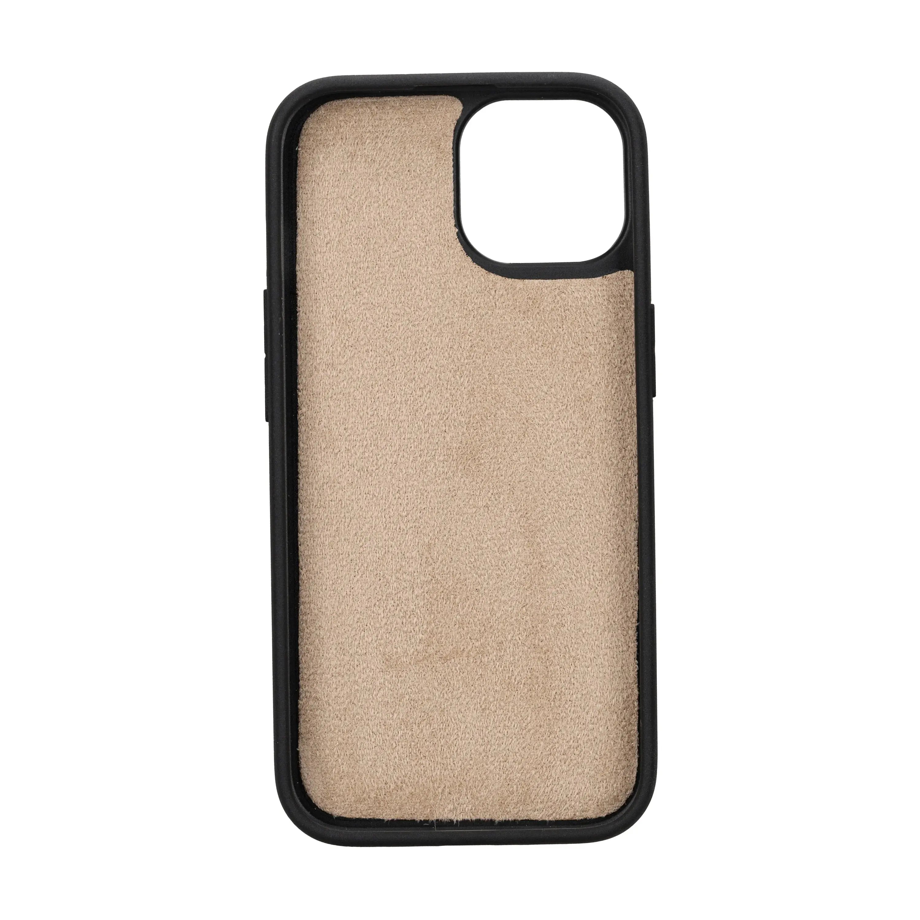 iPhone 15 Genuine Leather Slim Case MagSafe – Flex Cover Series