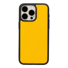 iPhone 15 Pro Genuine Leather Slim Case MagSafe – Flex Cover Series