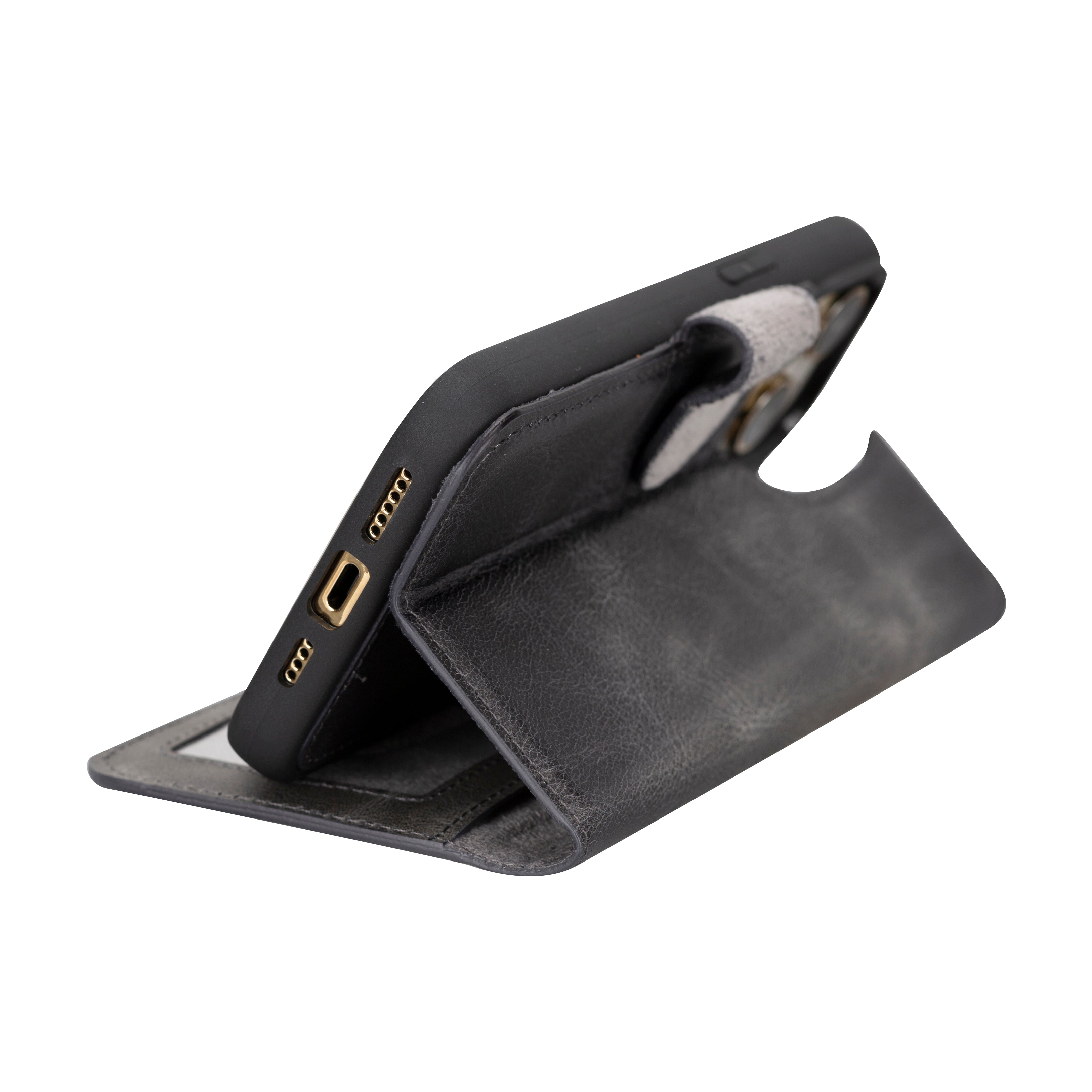 Magic iPhone 16 Pro Detachable Leather Wallet Case