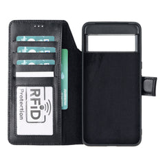 Google Pixel 10 / 10 Pro Leather Wallet Case Detachable RFID – Magic