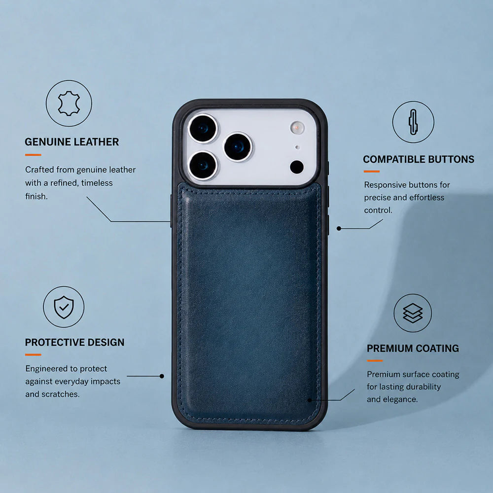 Flex Cover iPhone 17 Pro Leather Case